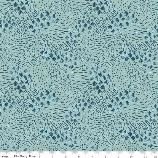 Twilight Creatures Scenery Songbird- Fat Quarter