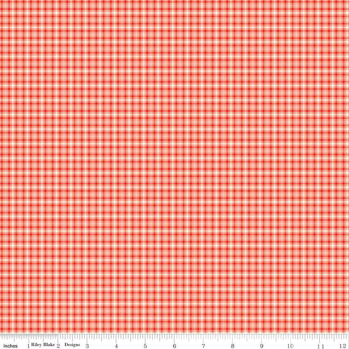 You & Me Plaid Red | Fat Quarter