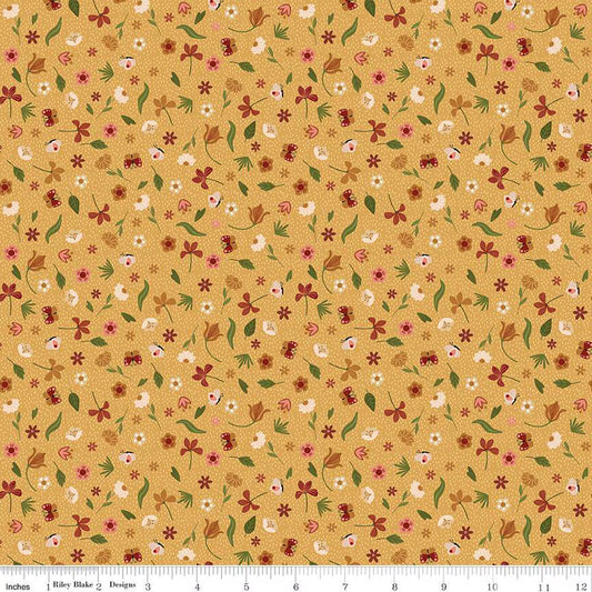 Created with Love Bloom & Grow Sunshine- Fat Quarter