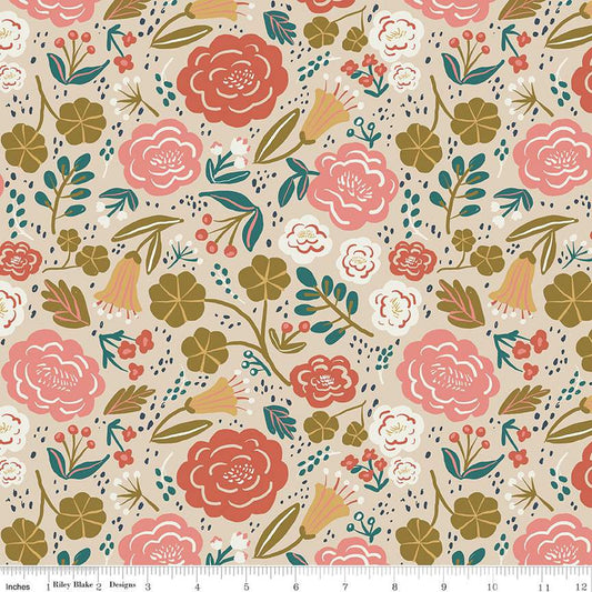 Ivy Reese Main Latte- Fat Quarter