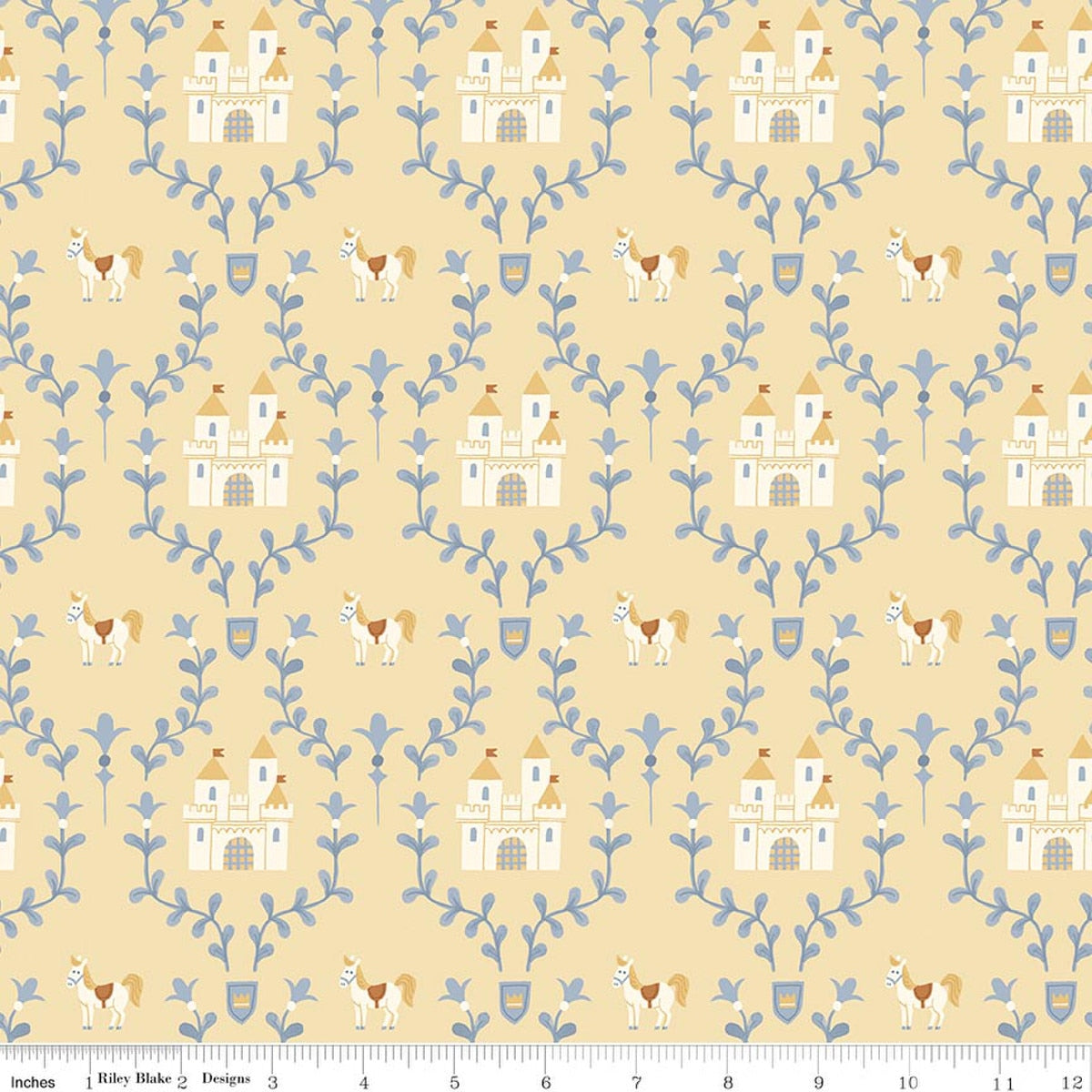 Faraway Kingdom Enchanted Castle Sunlight | Fat Quarter