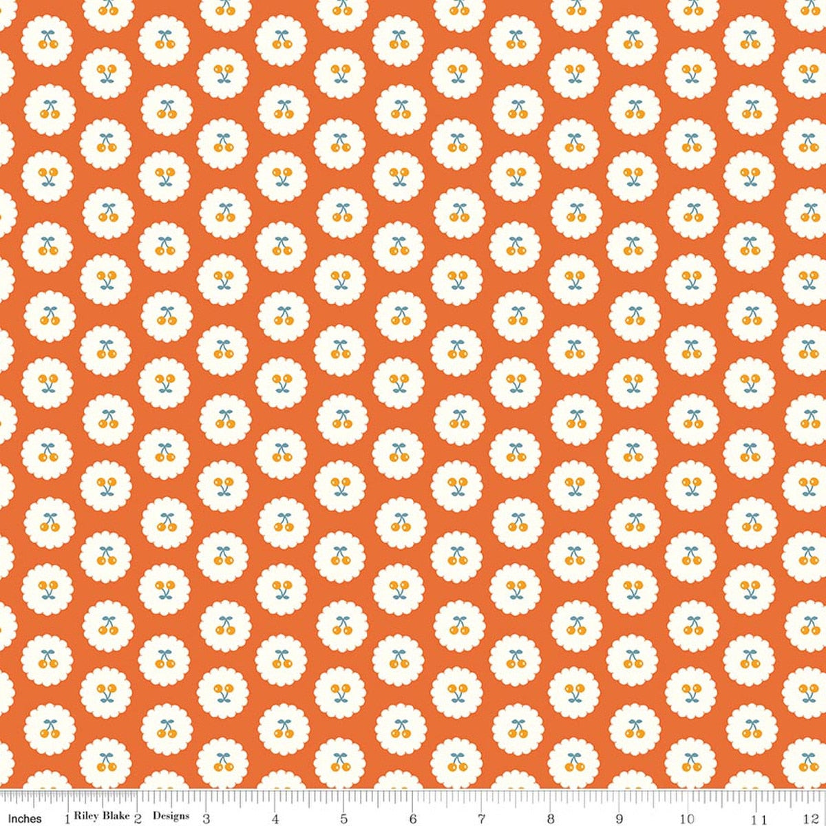 Cotton Nook Cherries Orange