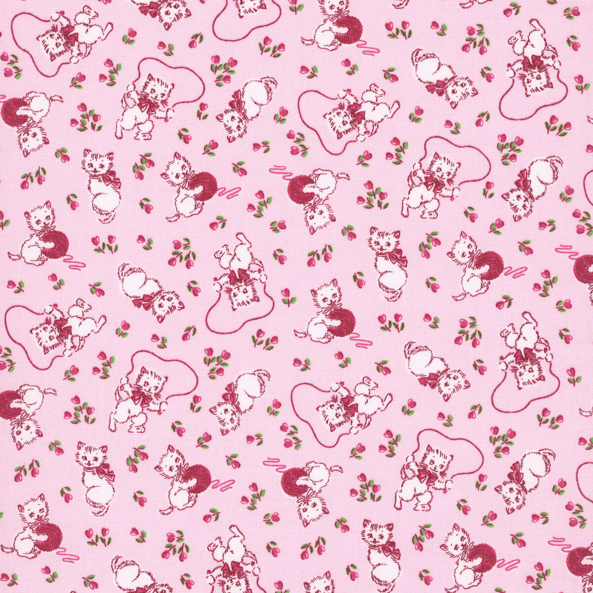Traditional 30's Kittens Pink