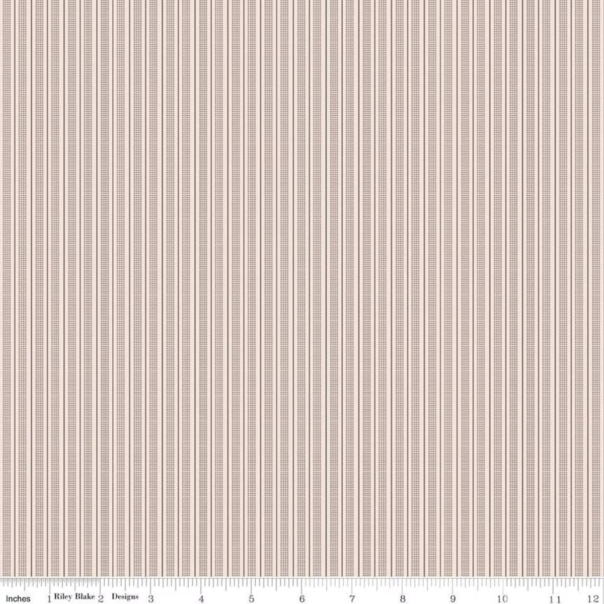 Ticking Pewter- Fat Quarter