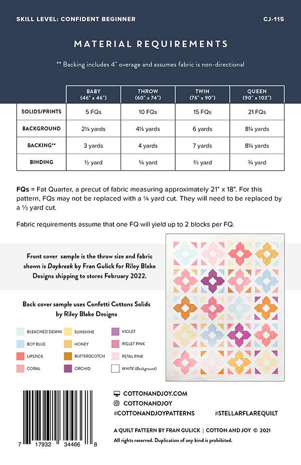 Luminaries Quilt Pattern