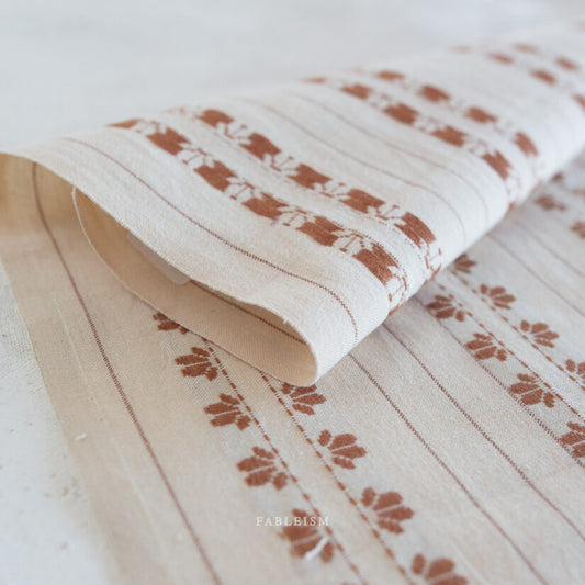 Deco Stripe in Umber | Fat Quarter