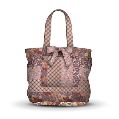 Evening on the Prairie Home DƩcor Cottage Core Tote Panel Grape