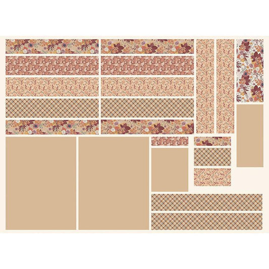 Evening on the Prairie Home Décor Cottage Core Tote Panel Sienna