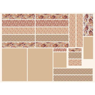 Evening on the Prairie Home DƩcor Cottage Core Tote Panel Sienna