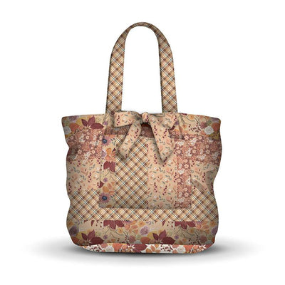 Evening on the Prairie Home DƩcor Cottage Core Tote Panel Sienna