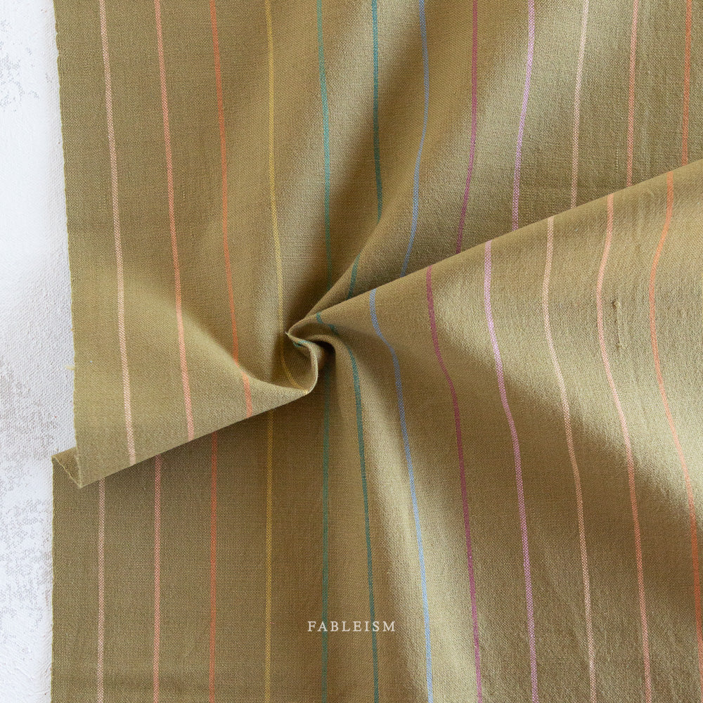 Skinny Stripe in Clover (REVERSIBLE)