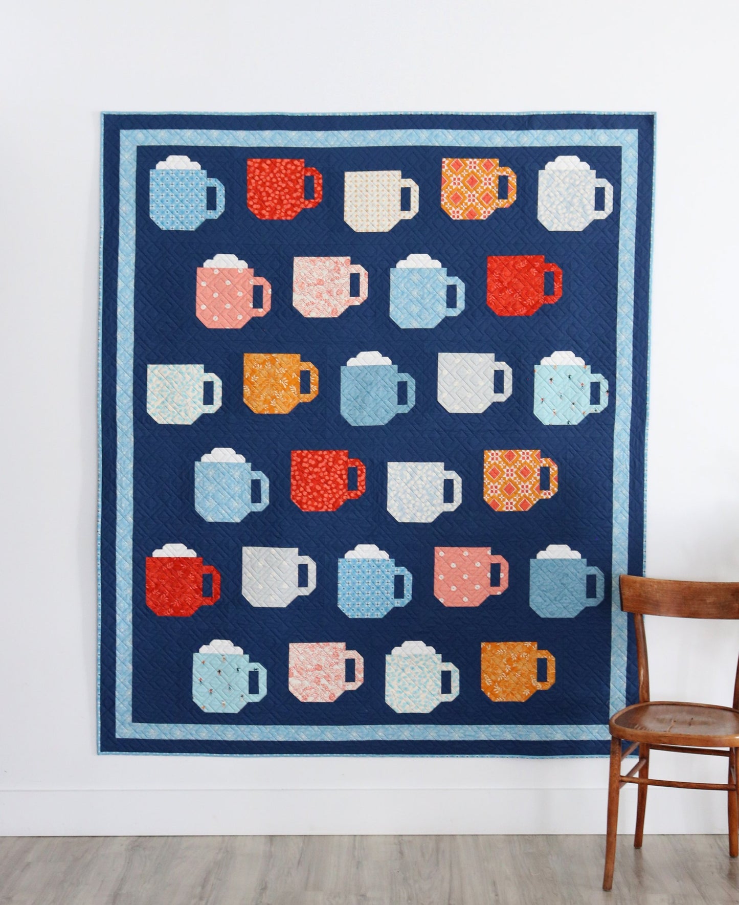 Mod Mugs Quilt Pattern