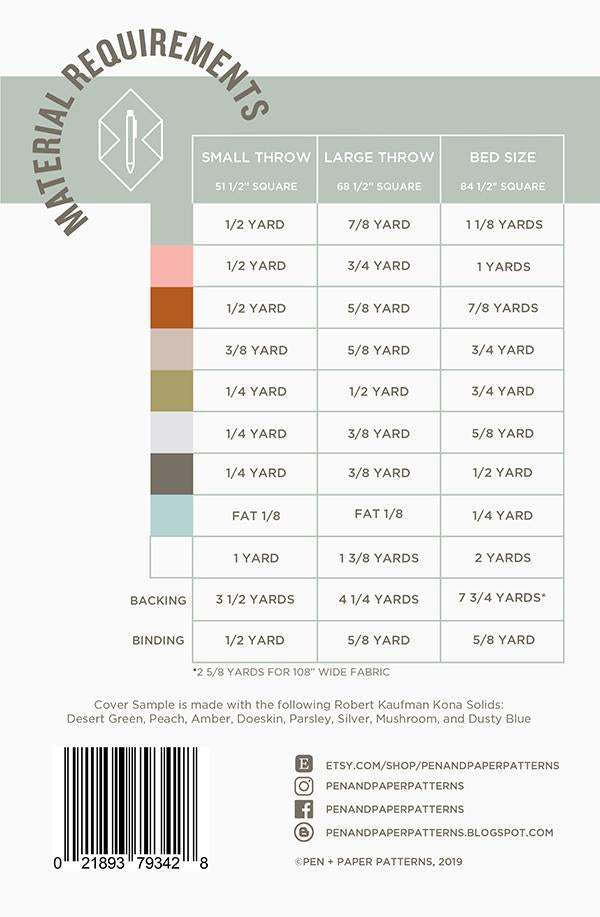 Geo Weaver Quilt Pattern