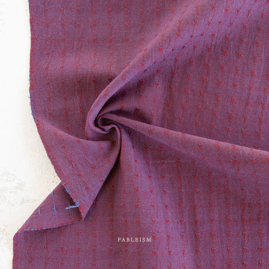 Dobby Hearts in Maraschino | Fat Quarter