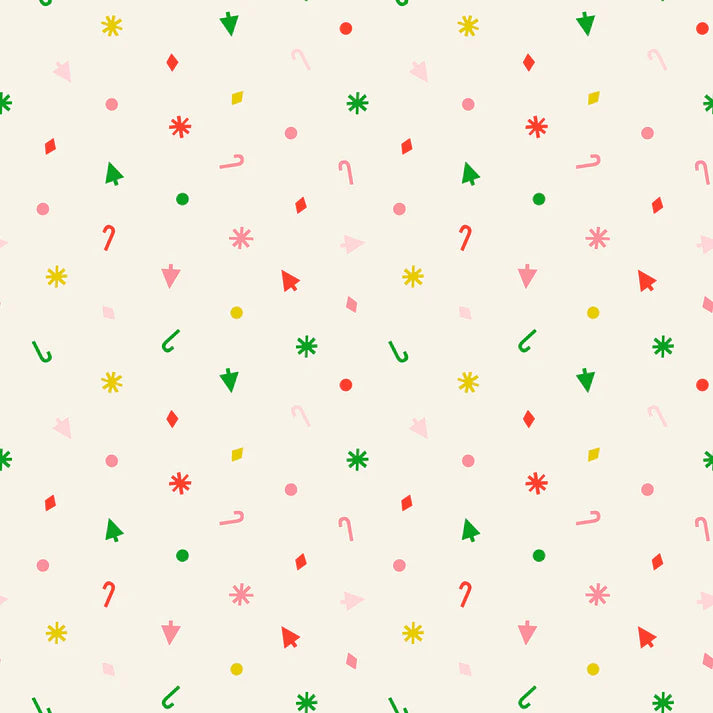 Merry Happy Christmas Confetti Multi