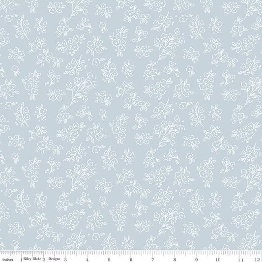 Floral Charms Posies Stone | Fat Quarter