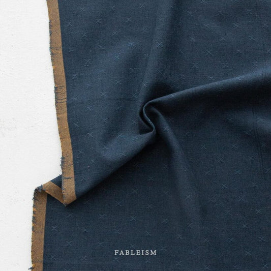 Sprout Woven in Midnight | Fat Quarter
