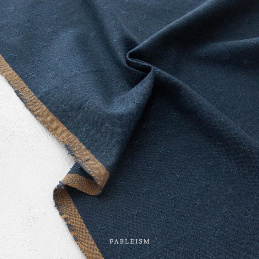 Sprout Woven in Midnight | Fat Quarter