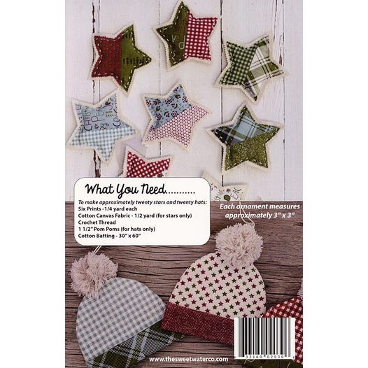 Chilly Ornaments Sewing Pattern by Sweetwater