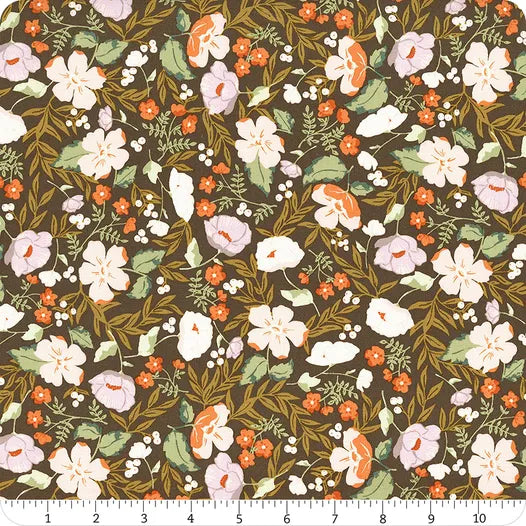 Winged Medley Boho Blooms Brown