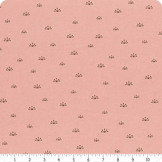 Winged Medley Woodblock Dusty Rose | Fat Quarter