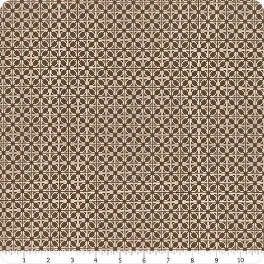 Winged Medley Tile Brown | Fat Quarter