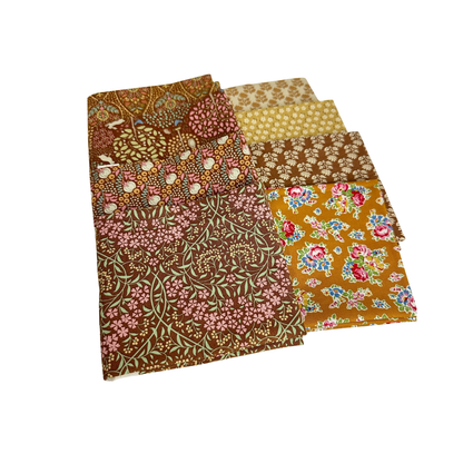 Tilda Honey and Chestnut Collection | Fat Quarter Bundle