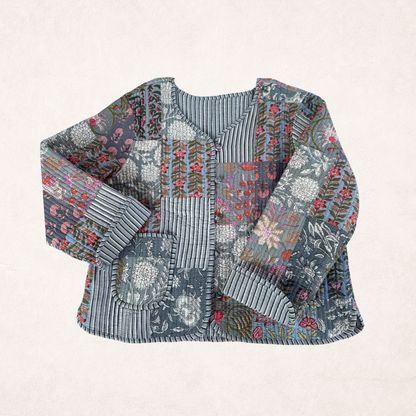 Block Print Quilted Jacket