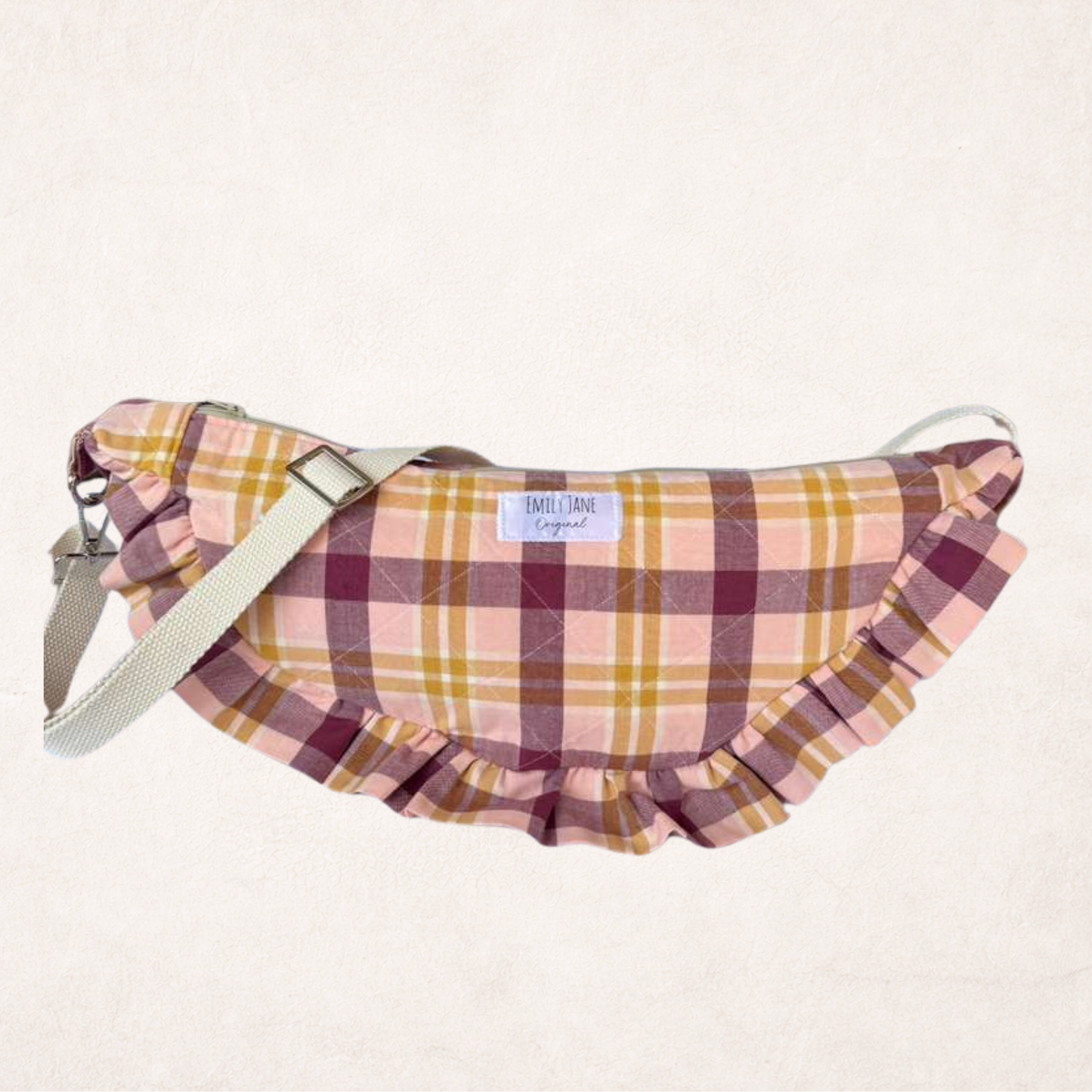 Emily Jane Originalƒ?› Wildberry Ruffle Crescent Bag