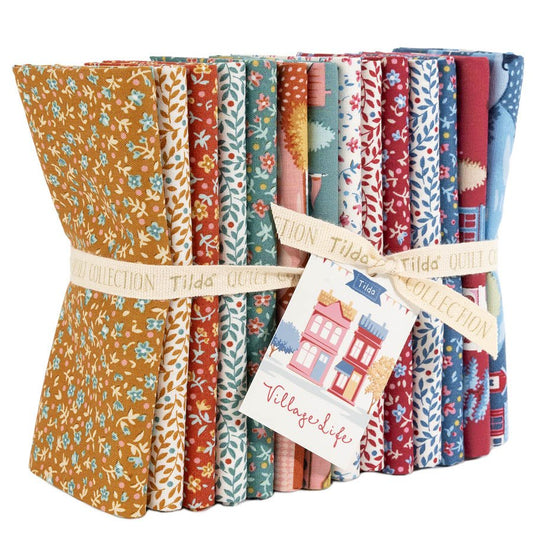 Village Life Fat Quarter Bundle Blenders by Tone Finnanger from TILDA