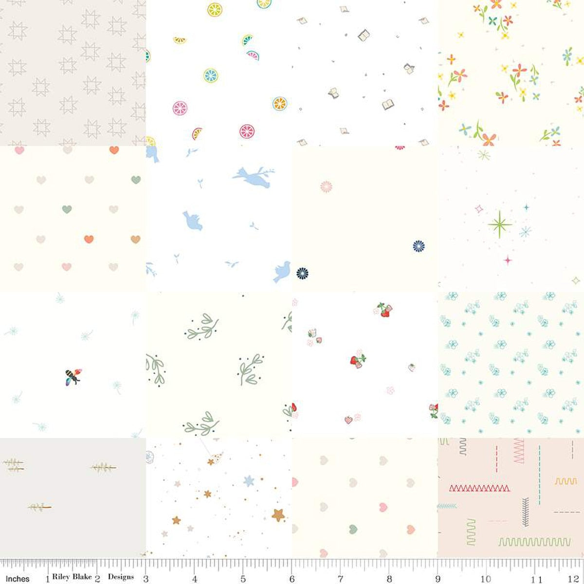 Wide Back Hush Hush 4 Patchwork 3-Yard Package