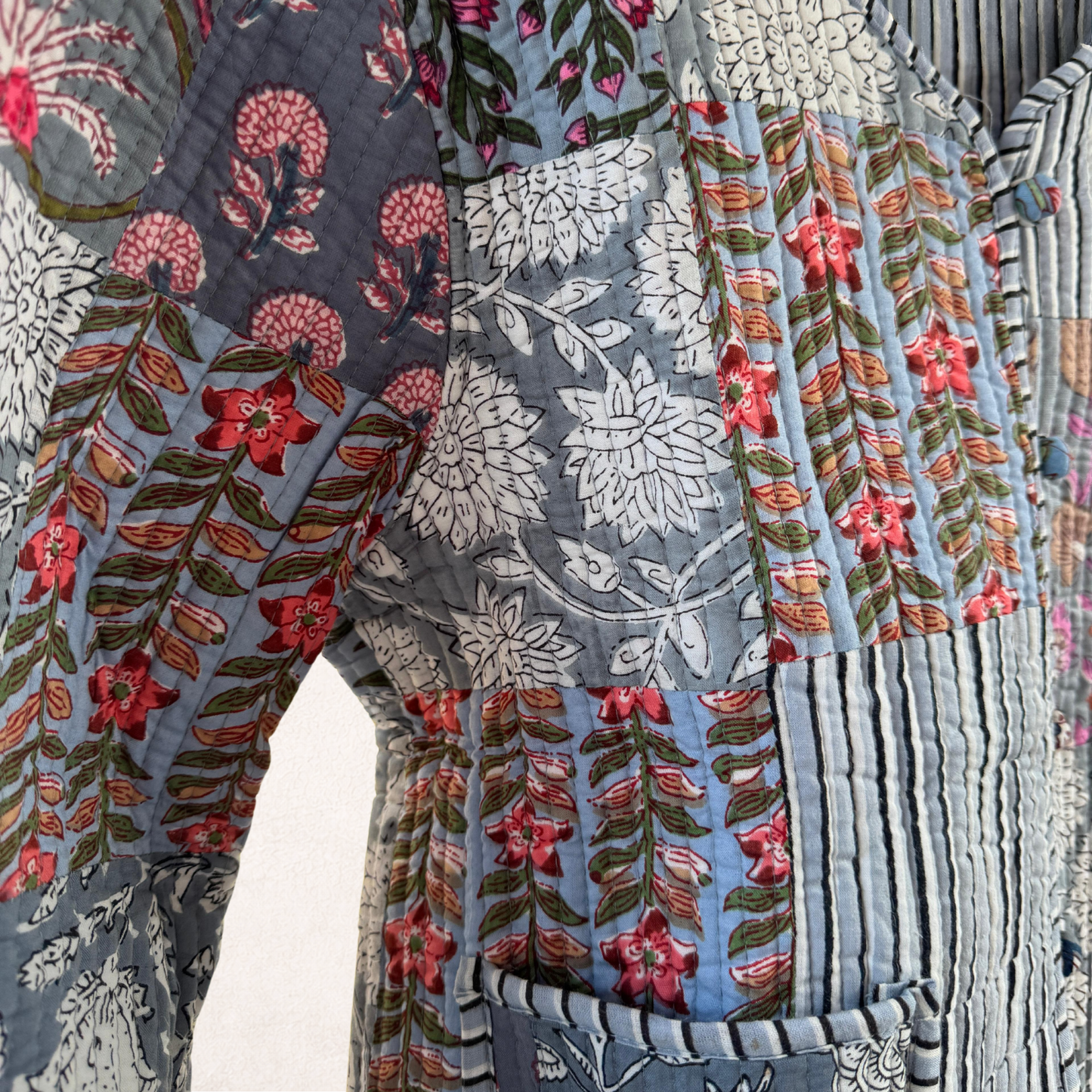 Block Print Quilted Jacket