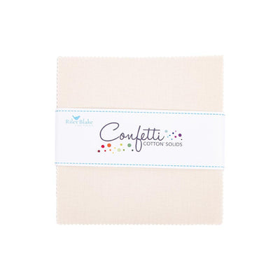 Confetti Cotton™ Ivory 5" Stacker
