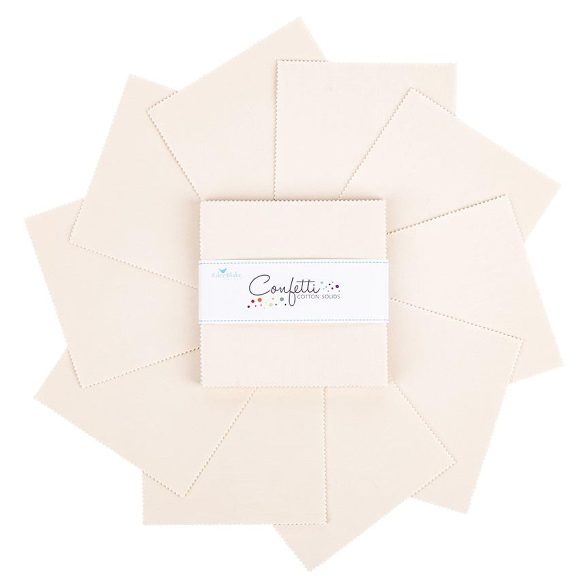 Confetti Cotton™ Ivory 5" Stacker