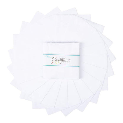 Confetti Cotton™ Riley White 5" Stacker