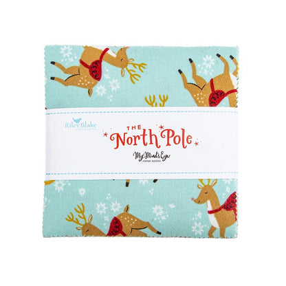 Flannel The North Pole 5" Stacker