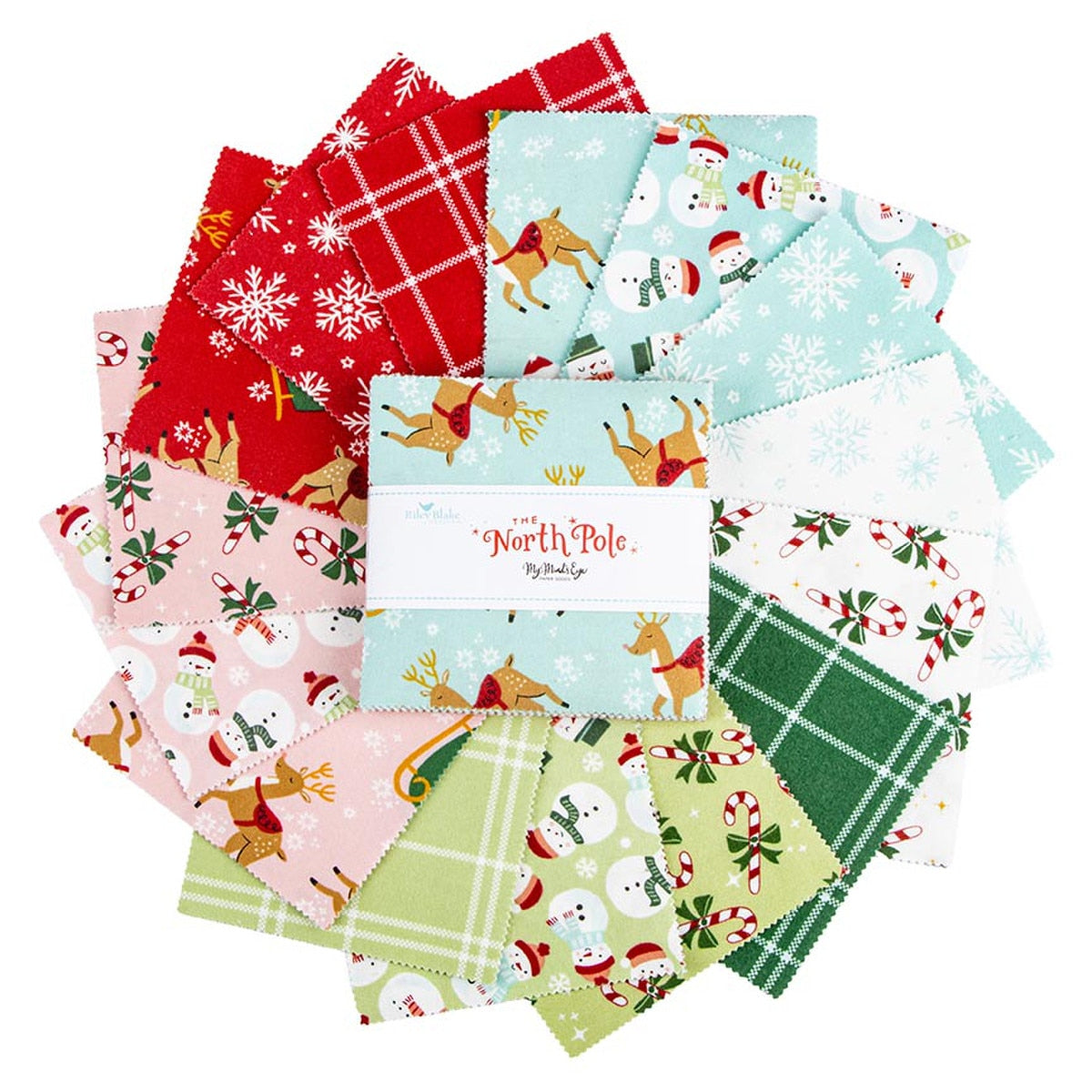 Flannel The North Pole 5" Stacker