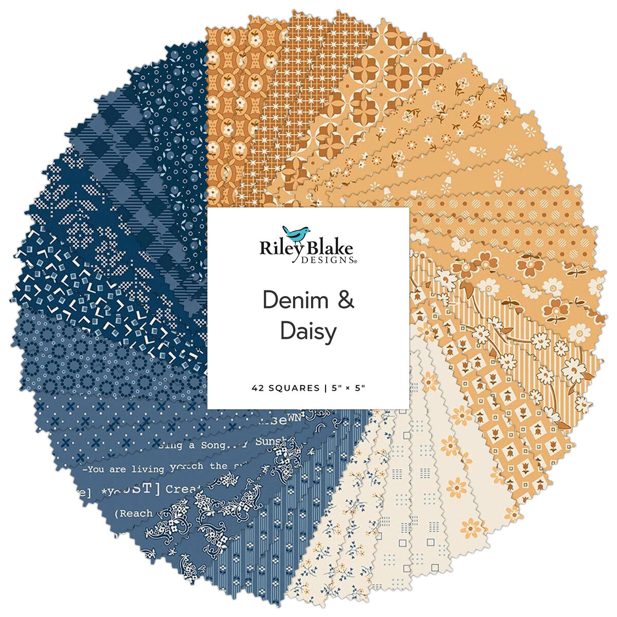 Denim & Daisy 5" Stacker