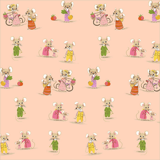 Heather Ross Favorites Country Mouse / City Mouse Blush