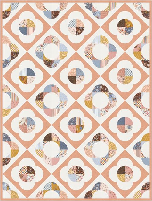 Blossoms and Blooms Flower Child Boxed Quilt Kit