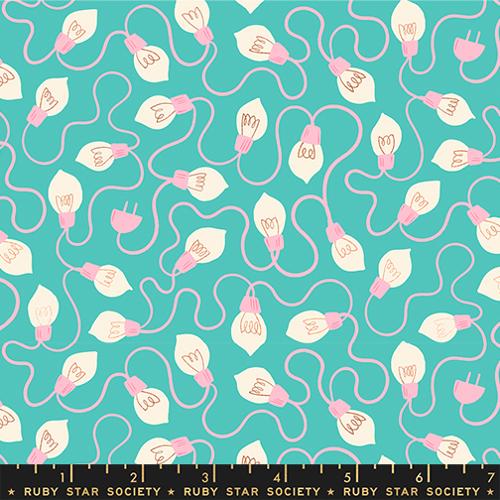 Merry Happy Metallic Iceberg | Fat Quarter