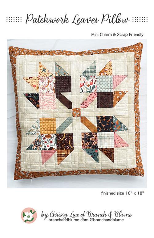 Patchwork Leaves Pillow Quilt Pattern