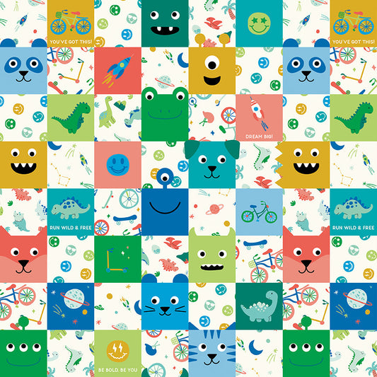 Brave Your Way Cheater Print Multi