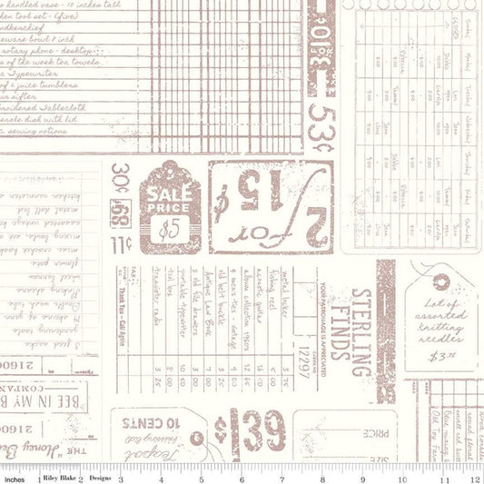 Bookkeeping Cloud- Fat Quarter