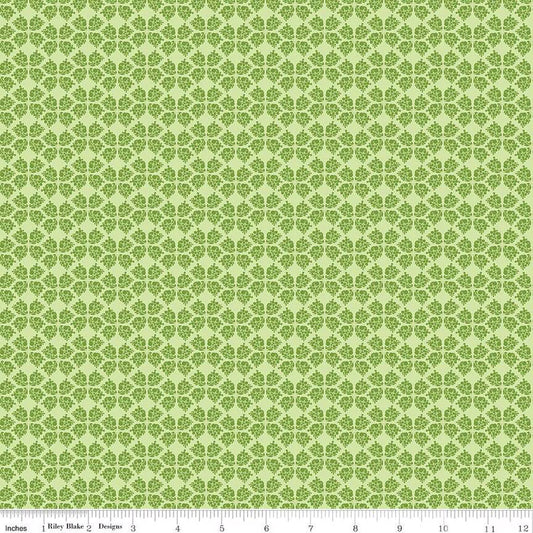 Plum Petals Geometric Fern | Fat Quarter