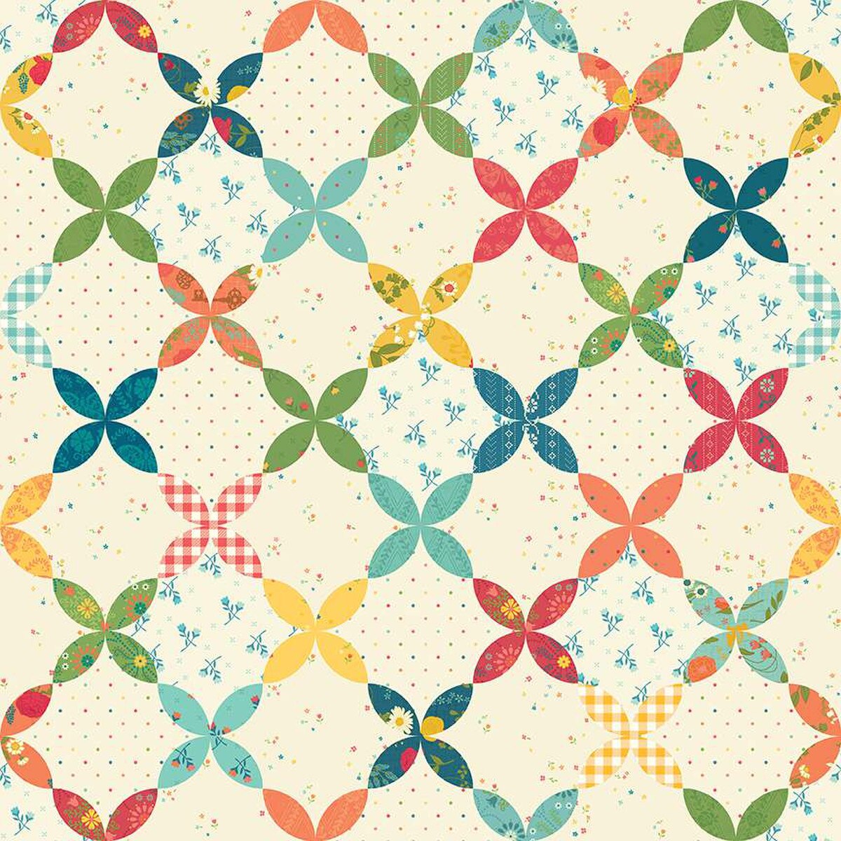 First Blooms Cheater Print Multi
