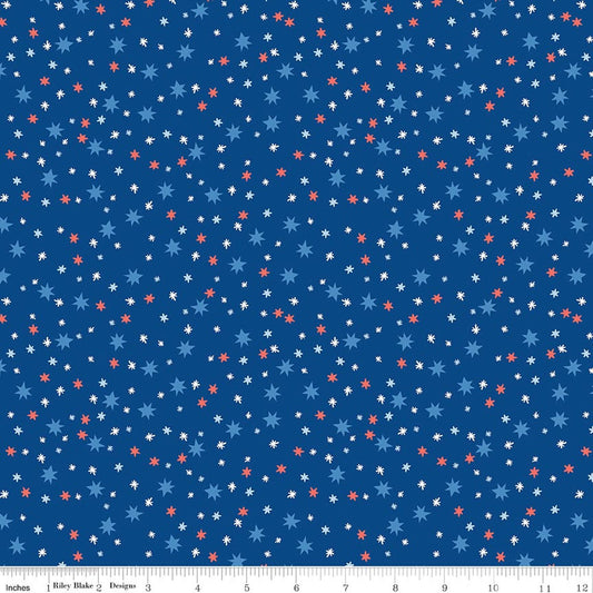 Firecracker Stars Blue