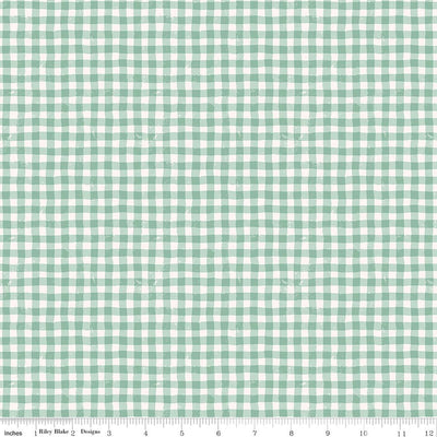 Meadow Moments Summer Gingham Mint | Fat Quarter