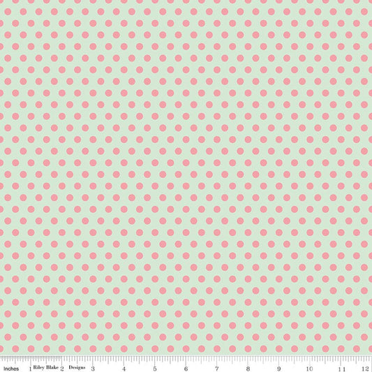 Serendipity 2 Dots Mint | Fat Quarter