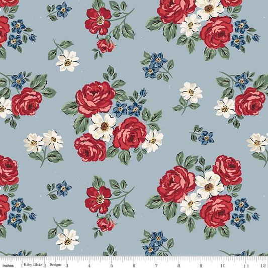 Independence Floral Blue